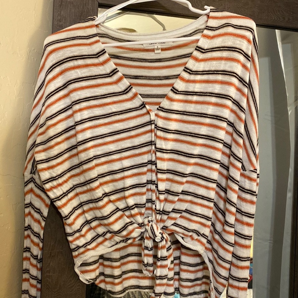 Love tree stripped long sleeve